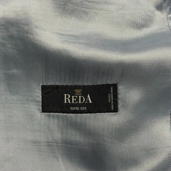 Baumler Suit 2pc REDA 110s Italy Wool Navy Blue 40R 32x31 - Picture 8 of 16